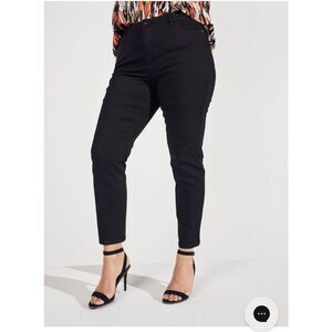 Signature 5 pocket Black Skinny Jeans Roz & Ali Size 18 Plus‎